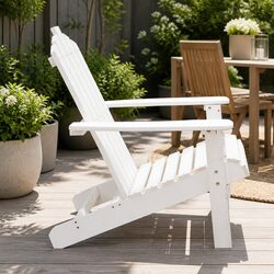 Enhance Your Space with a White Adirondack Outdoor Chair