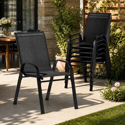 Enhance Your Outdoor Space with 6 Stackable Chairs