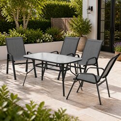 Enhance Your Outdoor Space with a 5-Piece Dining Set