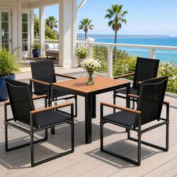 Enhance Your Outdoor Living with a 5-Piece Dining Set