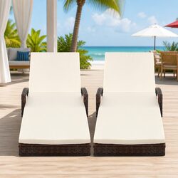 Enhance Your Outdoor Space with 2PC Sun Lounge Chairs