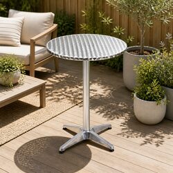 Enhance Your Outdoor Space with 6 Adjustable Bar Tables