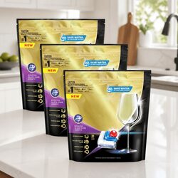 Ultimate Plus 93 Dishwasher Tablets All-in-1 Powerful Clean Short Cycle