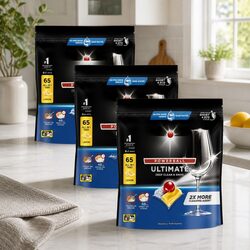 Lemon Dishwasher Tablets 195 Pack for a Cleaner Kitchen