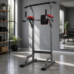 Multi-Function Home Gym Exercise Tower Chin Up Pull Up Bench Press Station 200kg