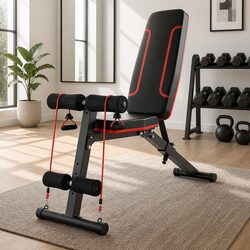 Elevate Your Workout Space with This Adjustable Weight Bench
