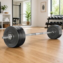 Elevate Your Space with a 68kg Barbell Set and Bench