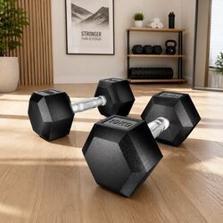 Elevate Your Fitness Space with 20kg Hex Dumbbells Set