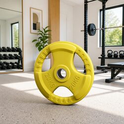 20kg Yellow Cast Iron Weight Plate for Home Gym