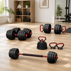 Transform Your Home Gym with a 40kg Adjustable Weight Set