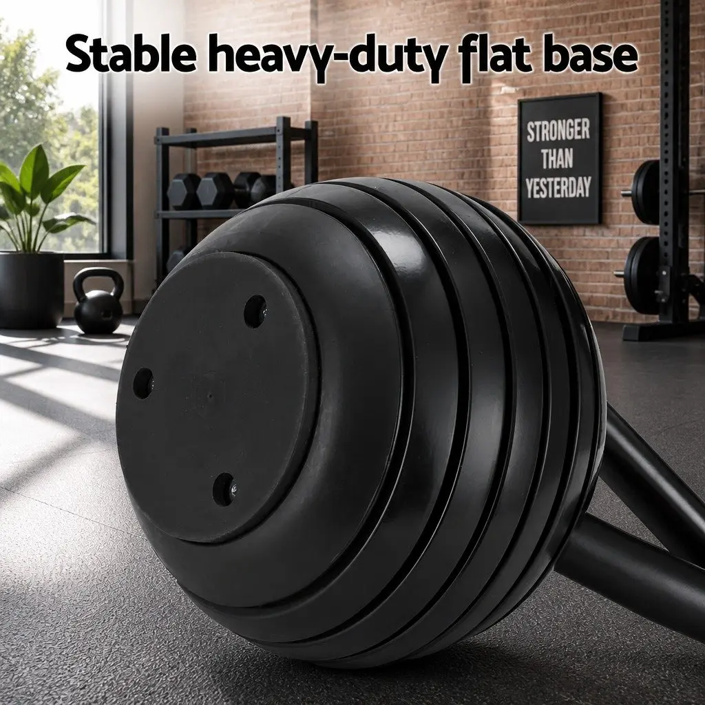 Adjustable Kettlebell Set 18kg Cast Iron Free Weight Dumbbells Home Gym Training