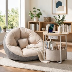 Enhance Your Living Space with Floor Lounge Sofa Bed and Table