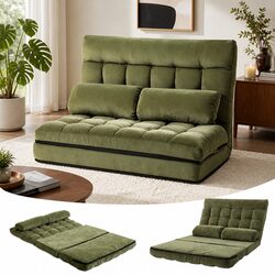 Green Floor Lounge Sofa Bed: Elevate Your Relaxation Space