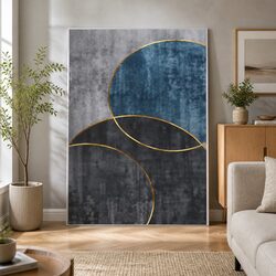 Stylish 240X340cm Area Rug with Geometric Design