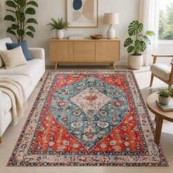 Geometric Design Area Rug 160x230cm for Modern Living Spaces