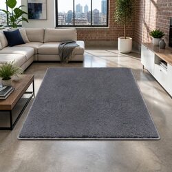 200x290cm Dark Grey Area Rug for Your Home