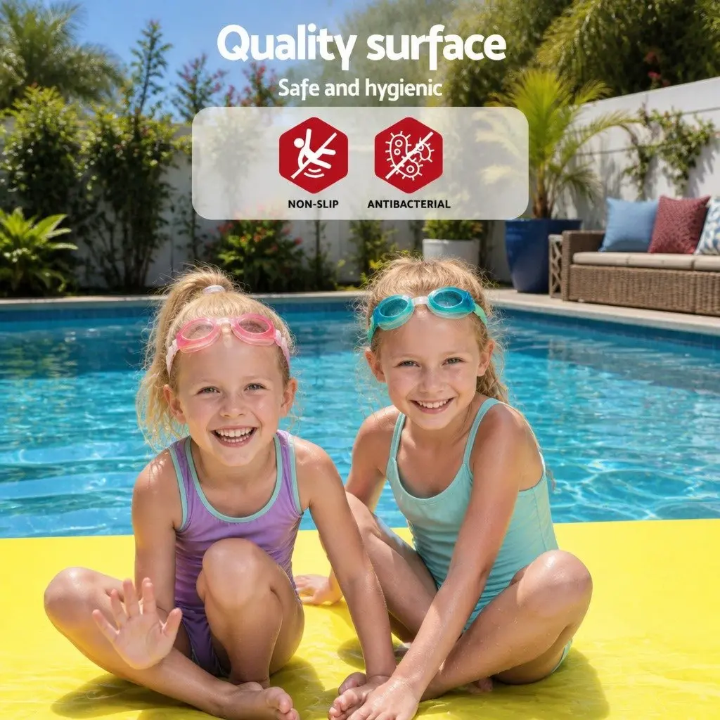 Floating Water Mat 3.5x1.8m XPE Foam Pad Non-Absorbent UV-Resistant Durable Pool Island Beach Lake