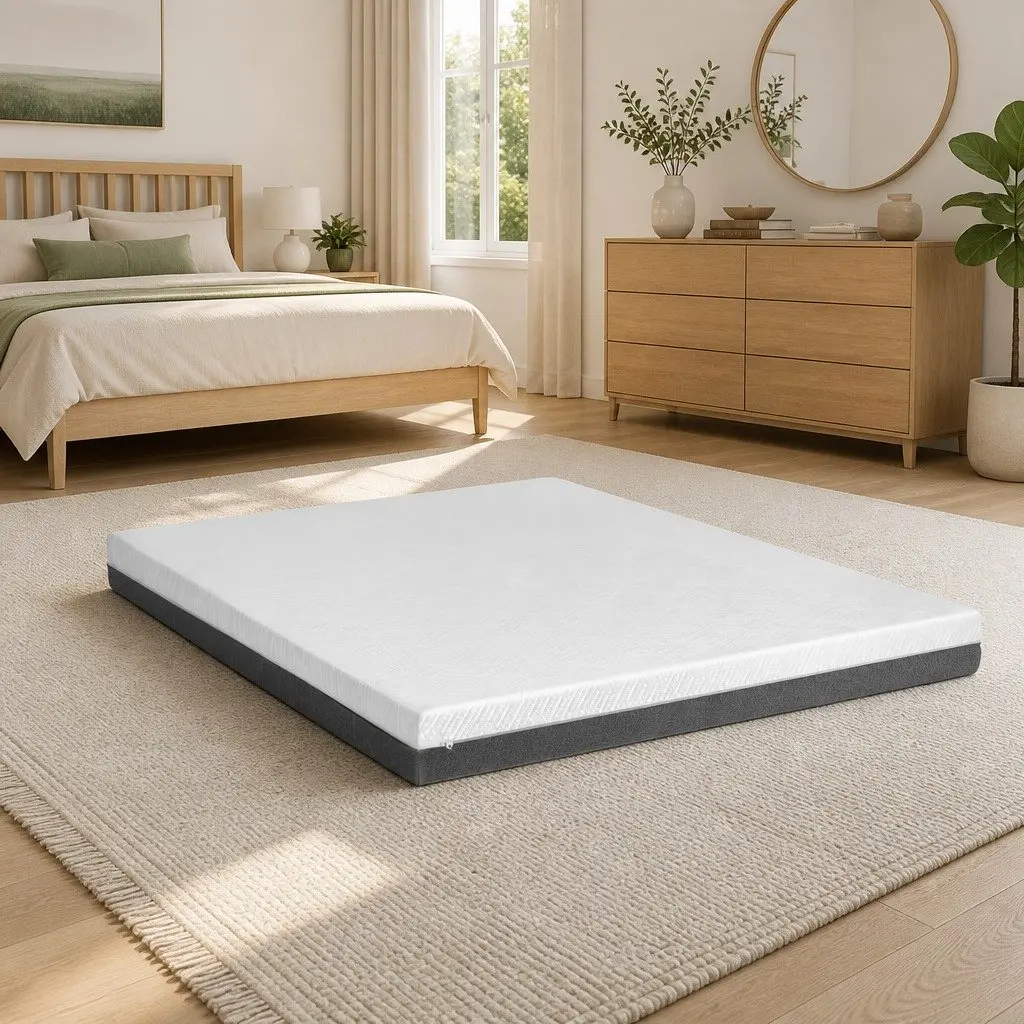 Memory Foam Mattress King 15cm Cool Gel Dual Firmness Hypoallergenic Sleep