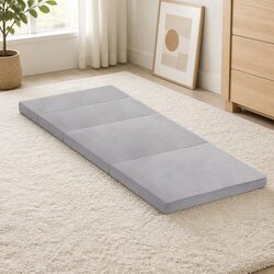 Comfortable 4-Fold Mattress for Guests and Camping Adventures