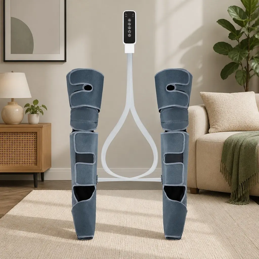 Leg Massager Air Compression Adjustable Heating 3 Modes Relaxation