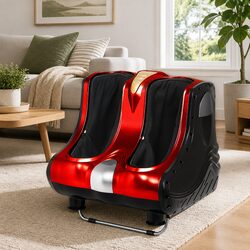 Enhance Your Space with an Electric Shiatsu Massager - Red