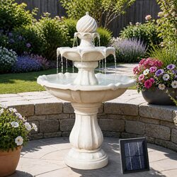 Enhance Your Garden with a Three-Tier Solar Fountain - 90CM