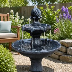 Elevate Your Garden Space with a Solar Water Feature