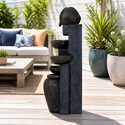 Enhance Your Space with a Solar Cascading Fountain
