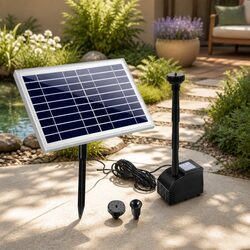 Enhance Your Garden with This Solar Fountain Kit 6.6FT