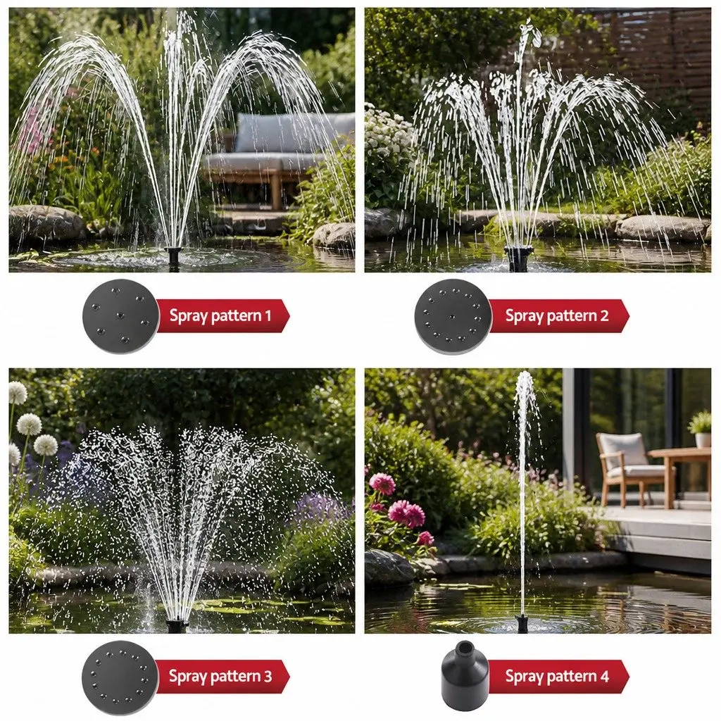 Solar Water Fountain