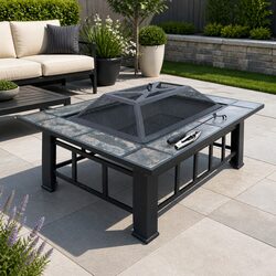 Versatile Outdoor Table for BBQ and Fire Pit Fun