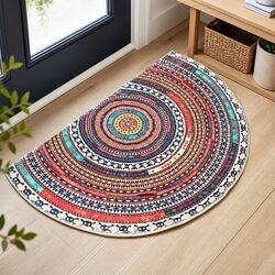 Stylish Half Moon Entrance Rug for Your Home