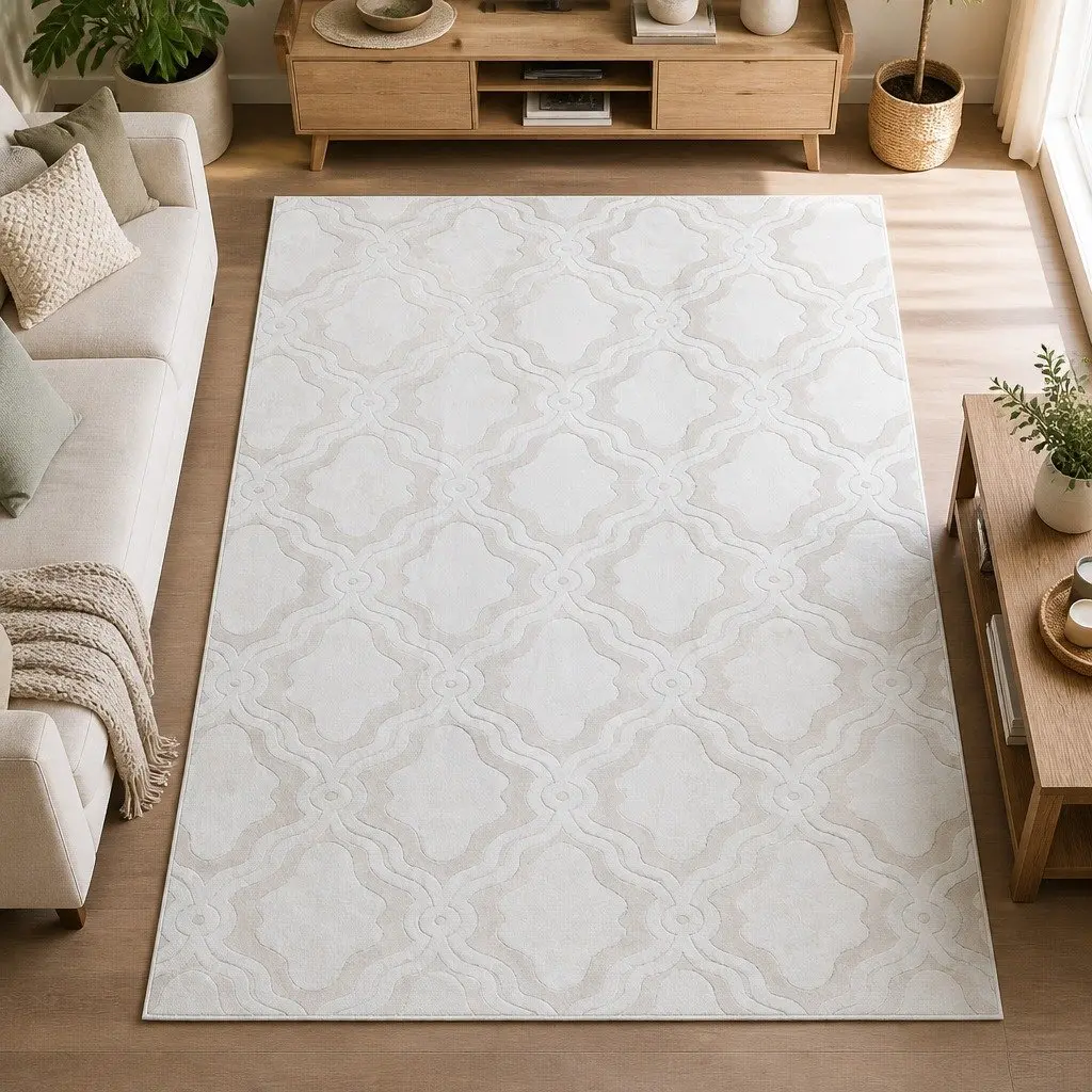 Shaggy Area Rug 200x290cm 10mm Pile Soft Plush Anti-slip for Living Room Bedroom