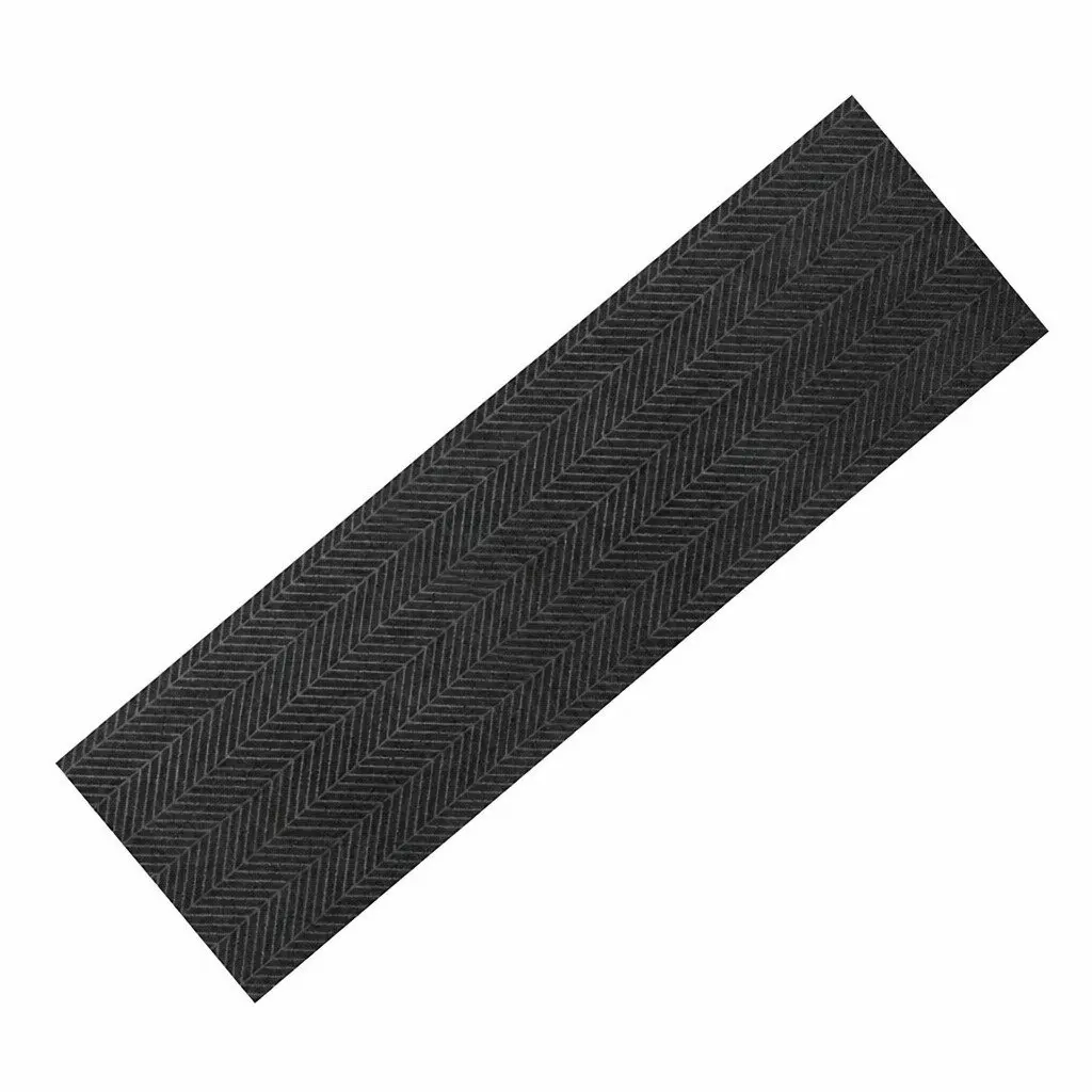 Extra Large Floor Rug Non Slip 90cm x 305cm Anti-Slip Tire Tread Design Heavy