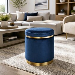 Stylish Velvet Ottoman: Enhance Your Living Space