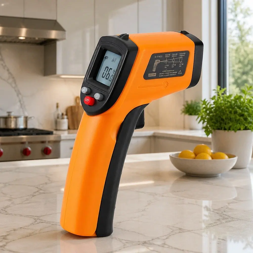 Digital Infrared Thermometer Handheld Cooking BBQ Smoker Pizza Temperature Gun