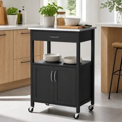 Elevate Your Kitchen with a Stylish Island Trolley Cart