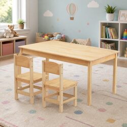 Enhance Your Child's Space with This Table and Chair Set