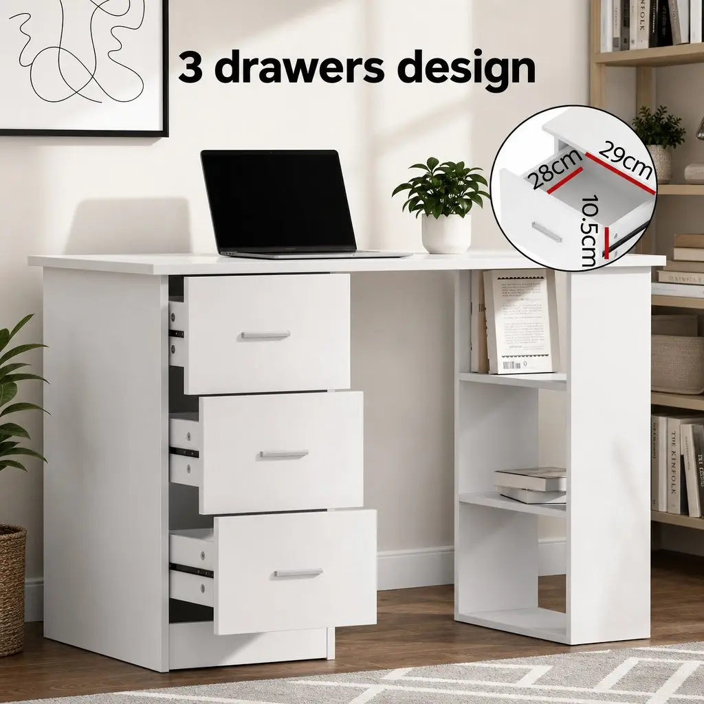 Home Office Computer Desk and Chair Set