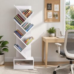 Elevate Your Space with a 7 Tier Tree Bookshelf