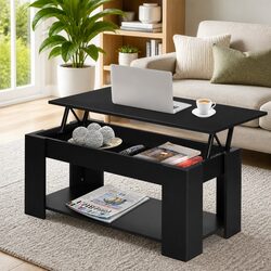 Versatile Lift-Top Coffee Table for Modern Living Spaces