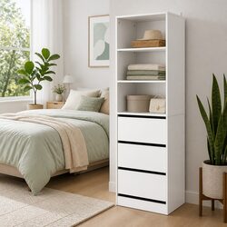 Transform Your Space with a 3 Drawer White Tallboy