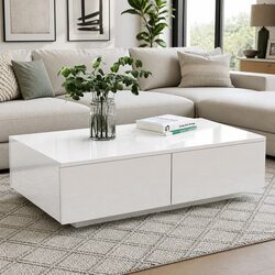 Enhance Your Living Space with a Functional White Coffee Table