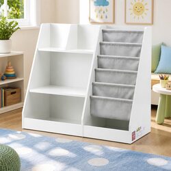 Charming Kids Bookshelf Display Rack for Organized Spaces