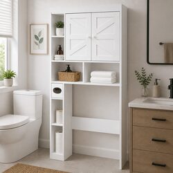 Space-Saving Over-The-Toilet Cabinet for Your Bathroom