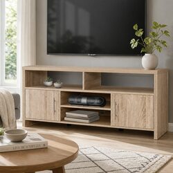 Enhance Your Living Space with the 140cm Oak Entertainment Unit