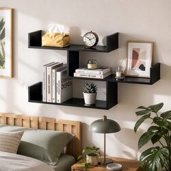 Maximise Your Space with a 3 Tier Floating Wall Shelf