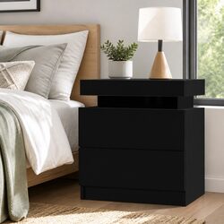 Enhance Your Bedroom with Modern Black Bedside Table
