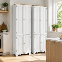 Maximize Your Space with a Stylish White Pantry Cabinet