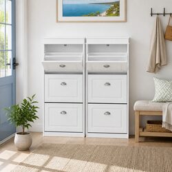 Maximize Your Entryway with a Stylish Shoe Cabinet Set